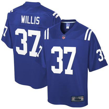 Indianapolis Colts Khari Willis Pro Line Big & Tall Royal Football Jersey product image