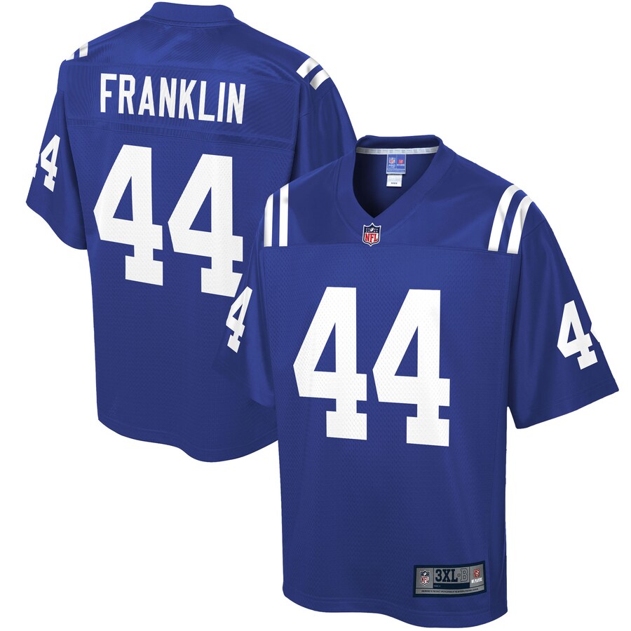 Indianapolis Colts Zaire Franklin Pro Line Big & Tall Royal Football Jersey product image