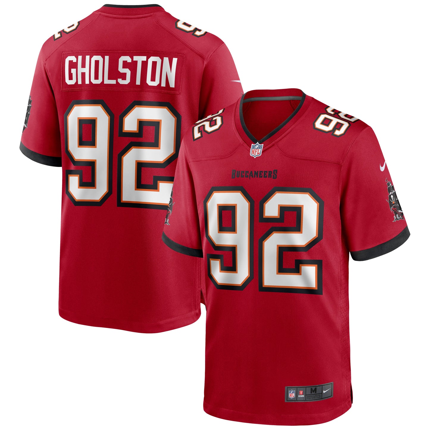 Tampa Bay Buccaneers William Gholston Game Red Football Jersey product image