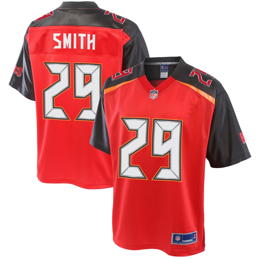 Tampa Bay Buccaneers Ryan Smith Pro Line Big & Tall Red Football Jersey product image