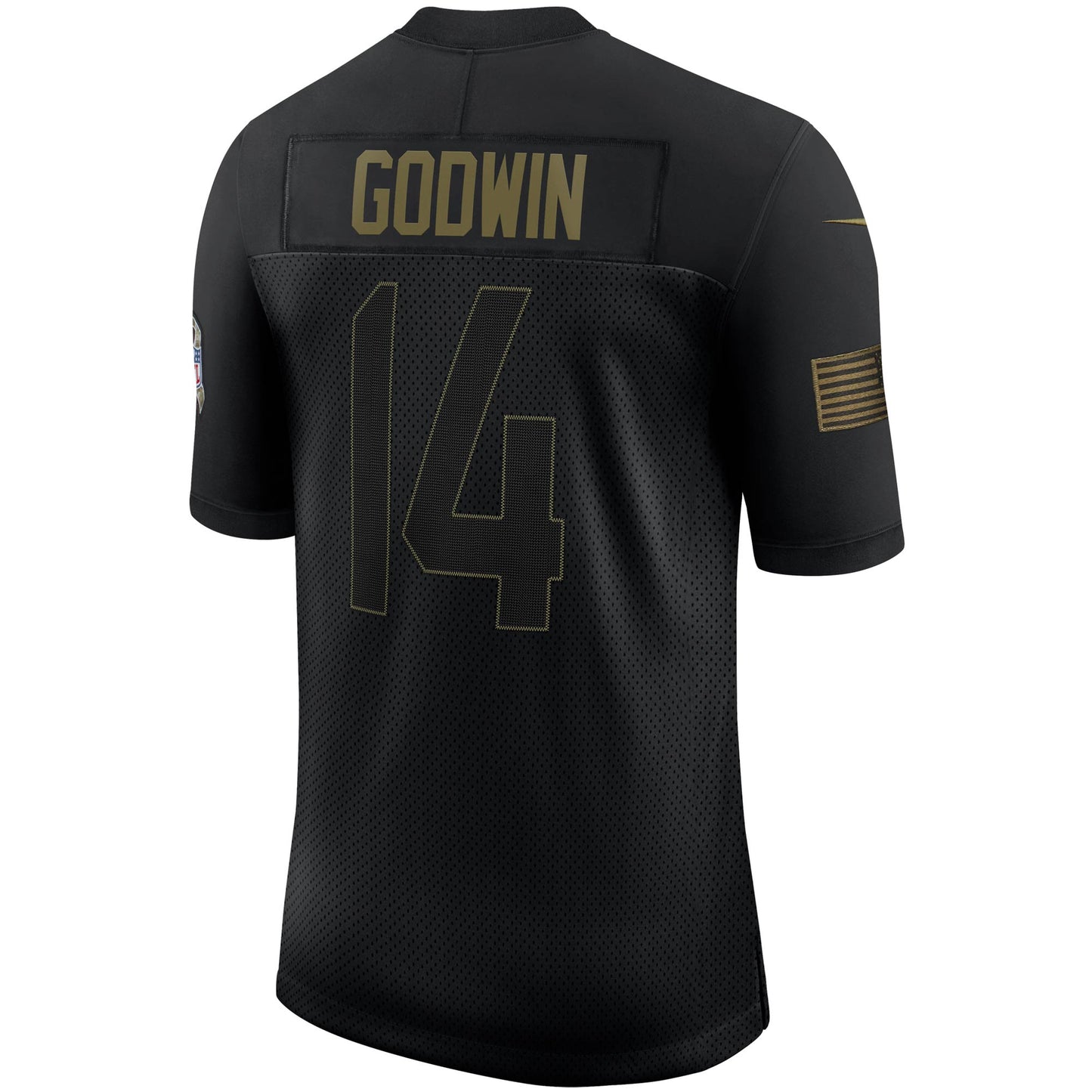 Tampa Bay Buccaneers Chris Godwin Limited Salute To Service Black Football Jersey product image