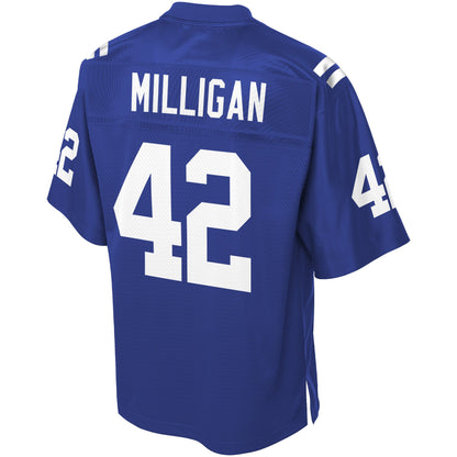 Indianapolis Colts Rolan Milligan Pro Line Big & Tall Royal Football Jersey product image