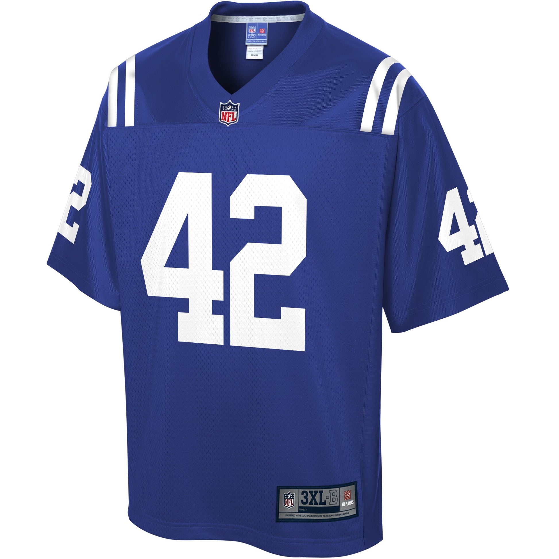 Indianapolis Colts Rolan Milligan Pro Line Big & Tall Royal Football Jersey product image