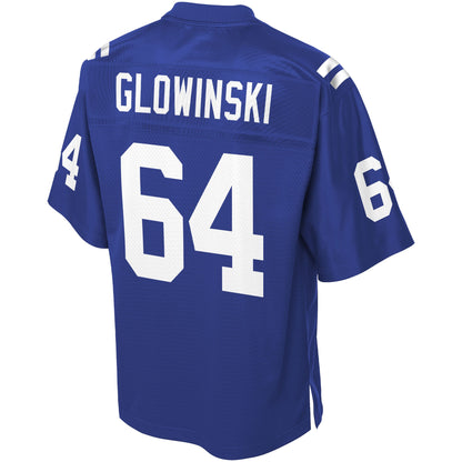 Indianapolis Colts Mark Glowinski Pro Line Big & Tall Royal Football Jersey product image