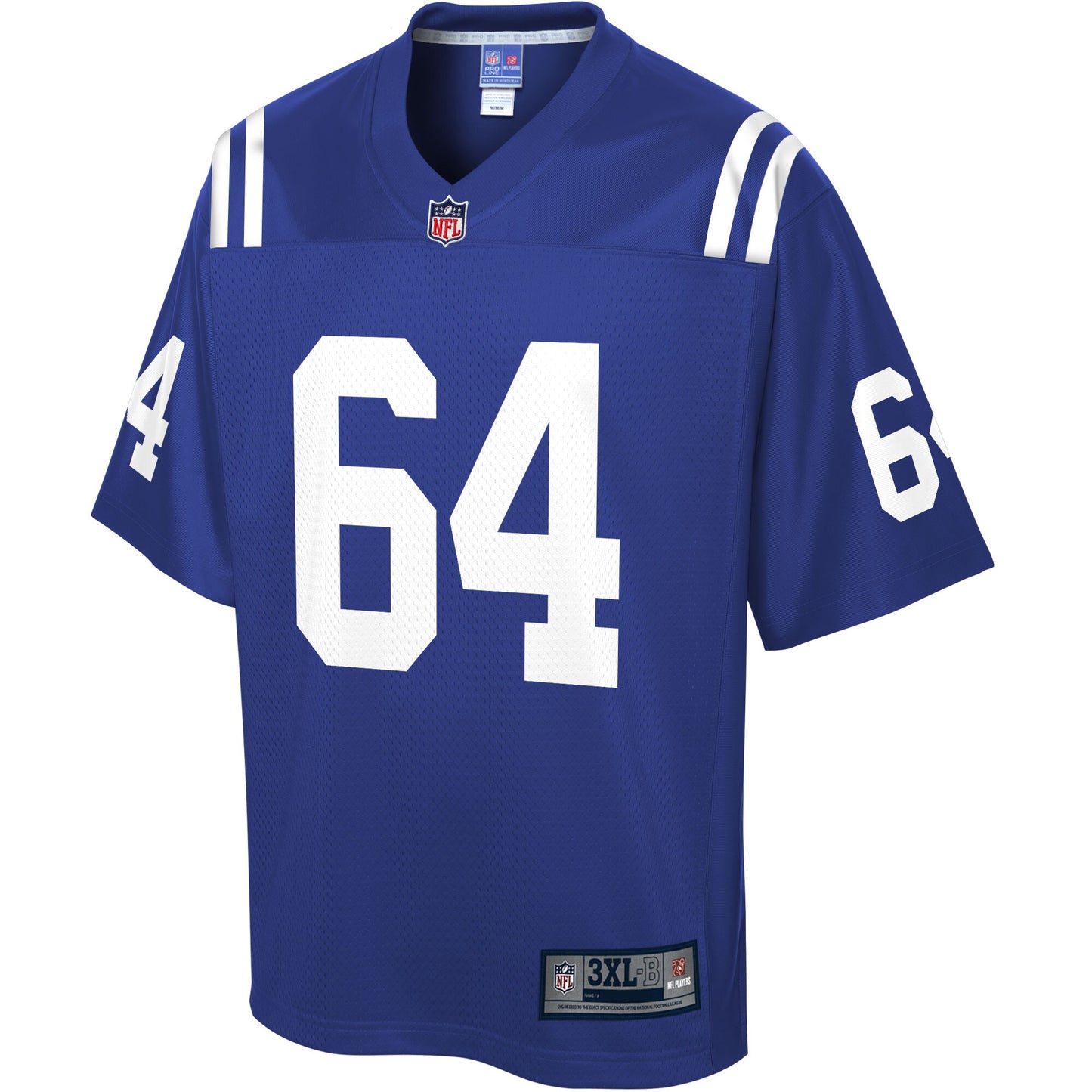 Indianapolis Colts Mark Glowinski Pro Line Big & Tall Royal Football Jersey product image