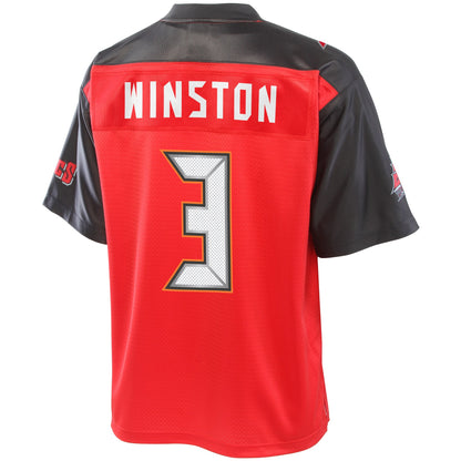 Tampa Bay Buccaneers Jameis Winston Pro Line Big & Tall Team Color Red Football Jersey product image
