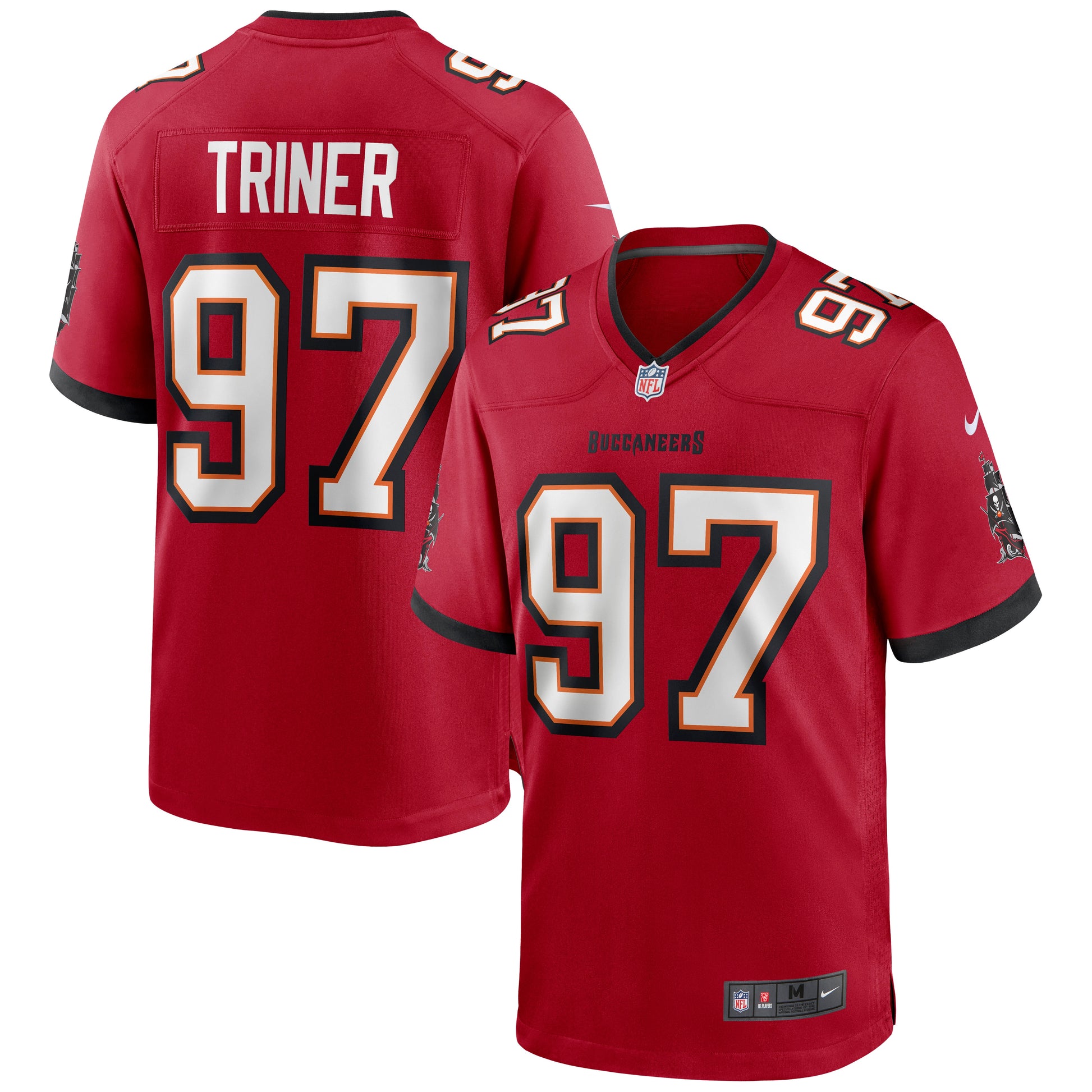 Tampa Bay Buccaneers Zach Triner Game Red Football Jersey product image
