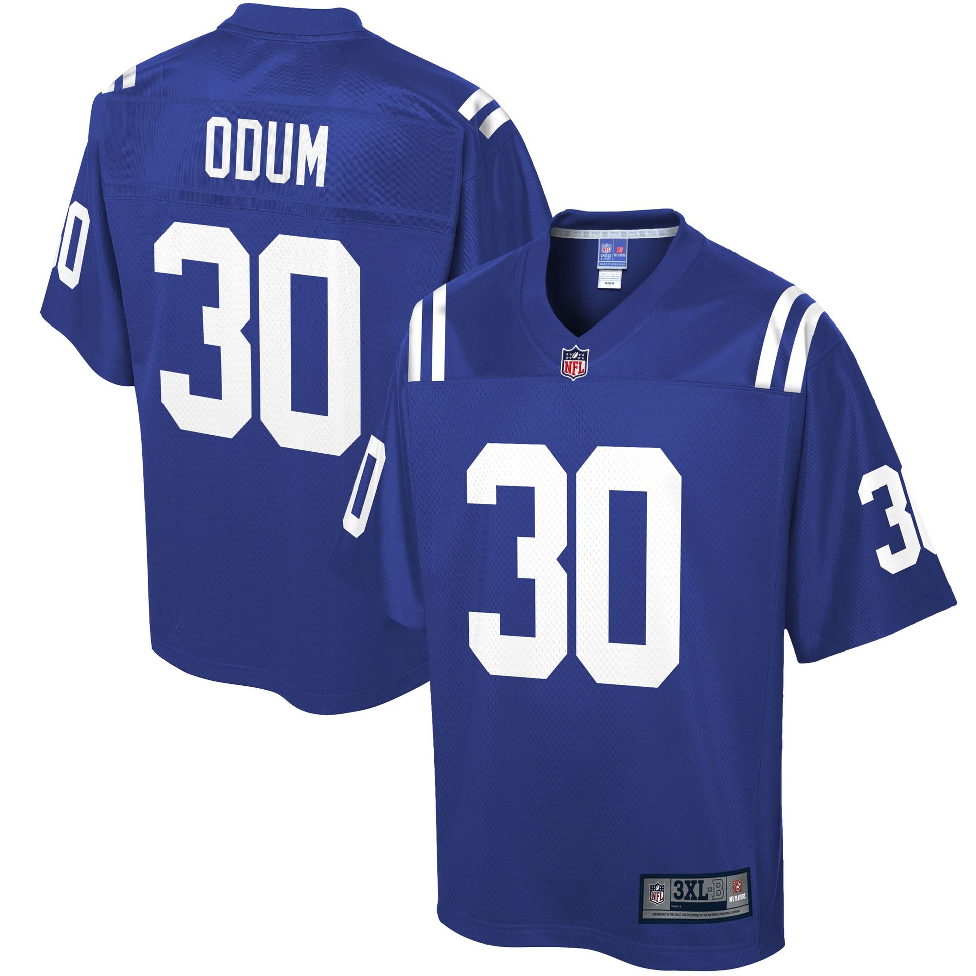 Indianapolis Colts George Odum Pro Line Big & Tall Royal Football Jersey product image