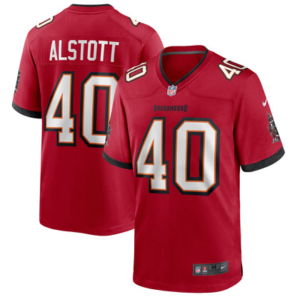 Tampa Bay Buccaneers Mike Alstott Game Red Football Jersey product image