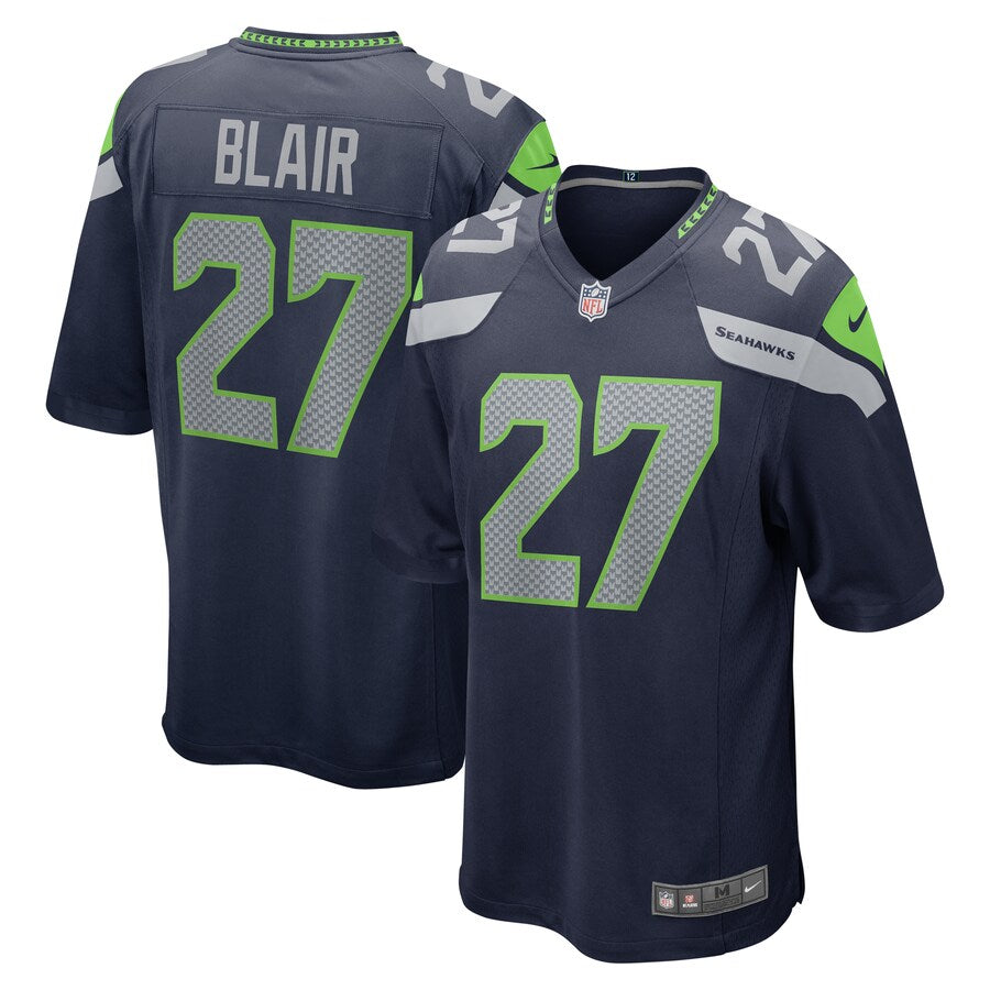 Seattle Seahawks Marquise Blair 2046 Game Navy Football Jersey product image