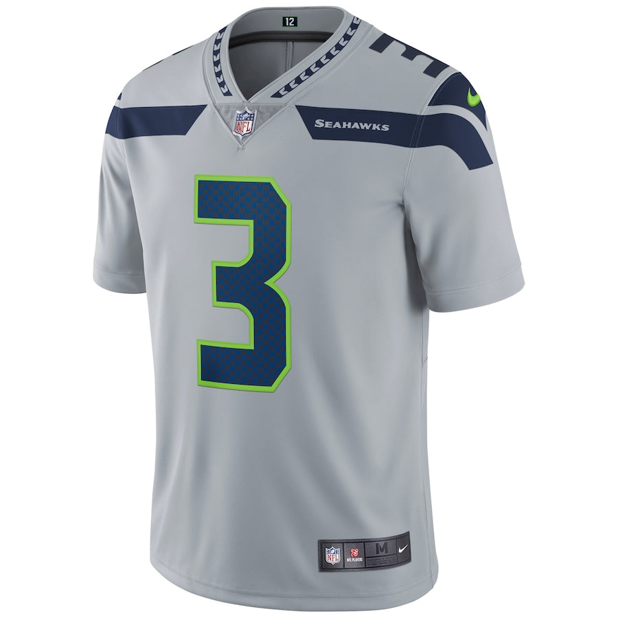 Seattle Seahawks Russell Wilson 2003 Limited Gray Football Jersey product image