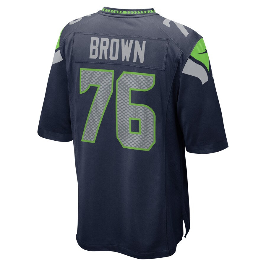 Seattle Seahawks Duane Brown 2047 Game Brown Football Jersey product image