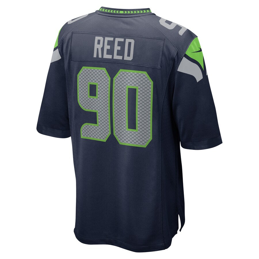 Seattle Seahawks Jarran Reed 2056 Game Navy Football Jersey product image