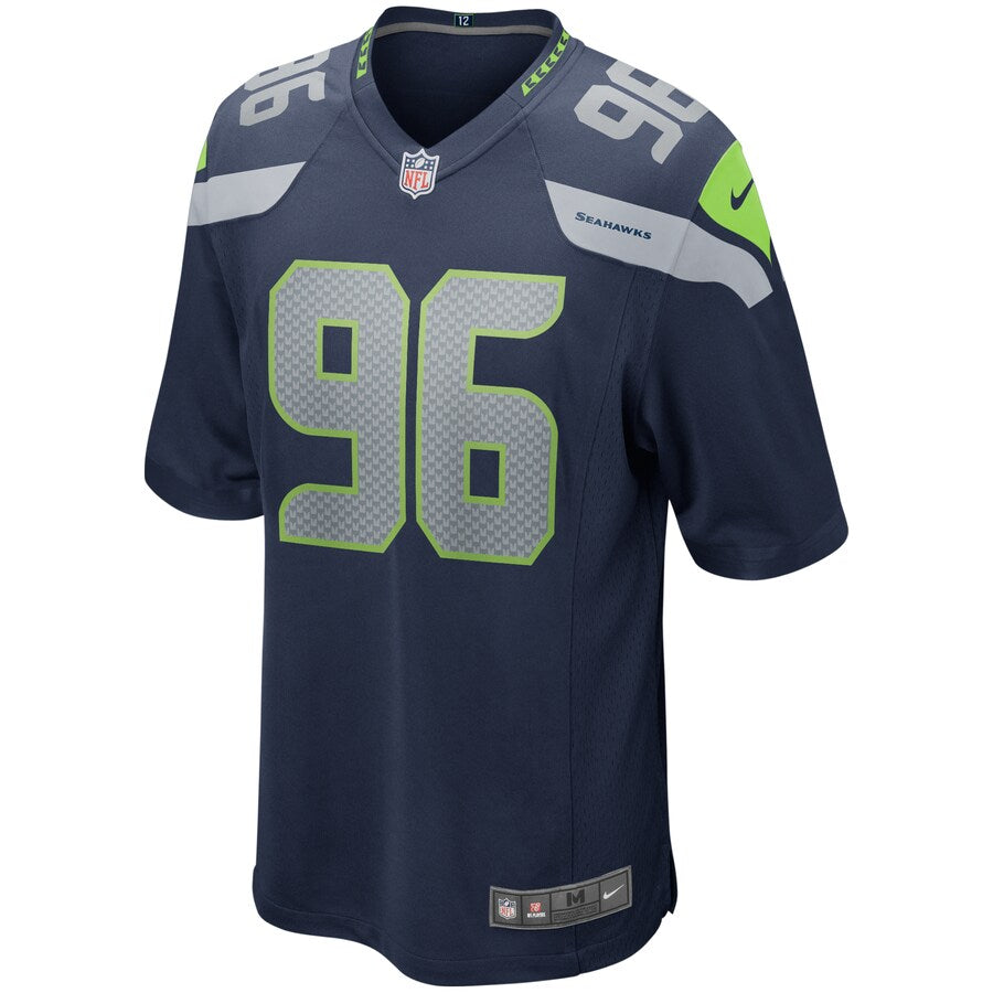 Seattle Seahawks Cortez Kennedy 2089 Game Navy Football Jersey product image