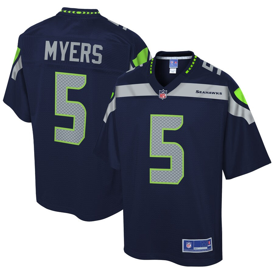 Seattle Seahawks Jason Myers 2081 Pro Line Navy Football Jersey product image