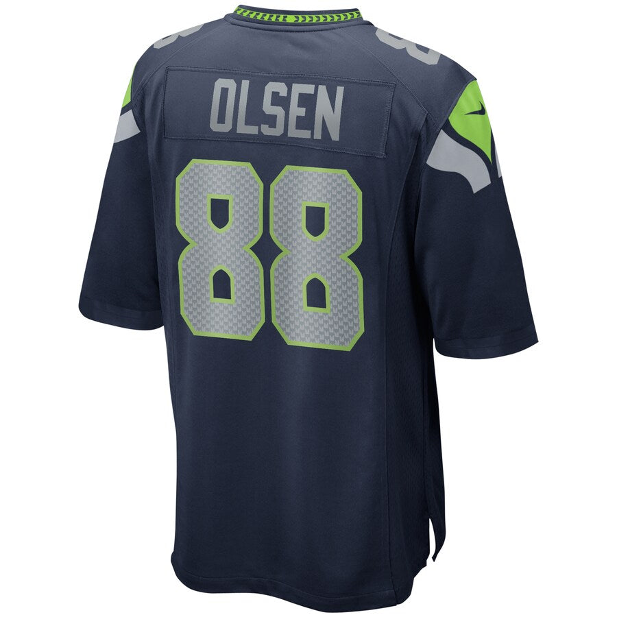 Seattle Seahawks Greg Olsen 2011 Game Navy Football Jersey product image
