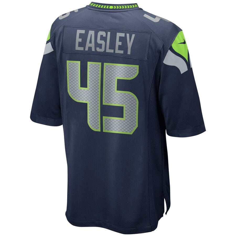 Seattle Seahawks Kenny Easley 2060 Game Navy Football Jersey product image