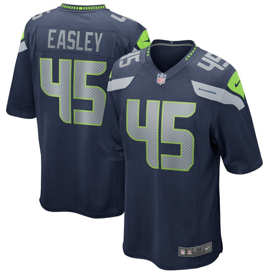 Seattle Seahawks Kenny Easley 2060 Game Navy Football Jersey product image