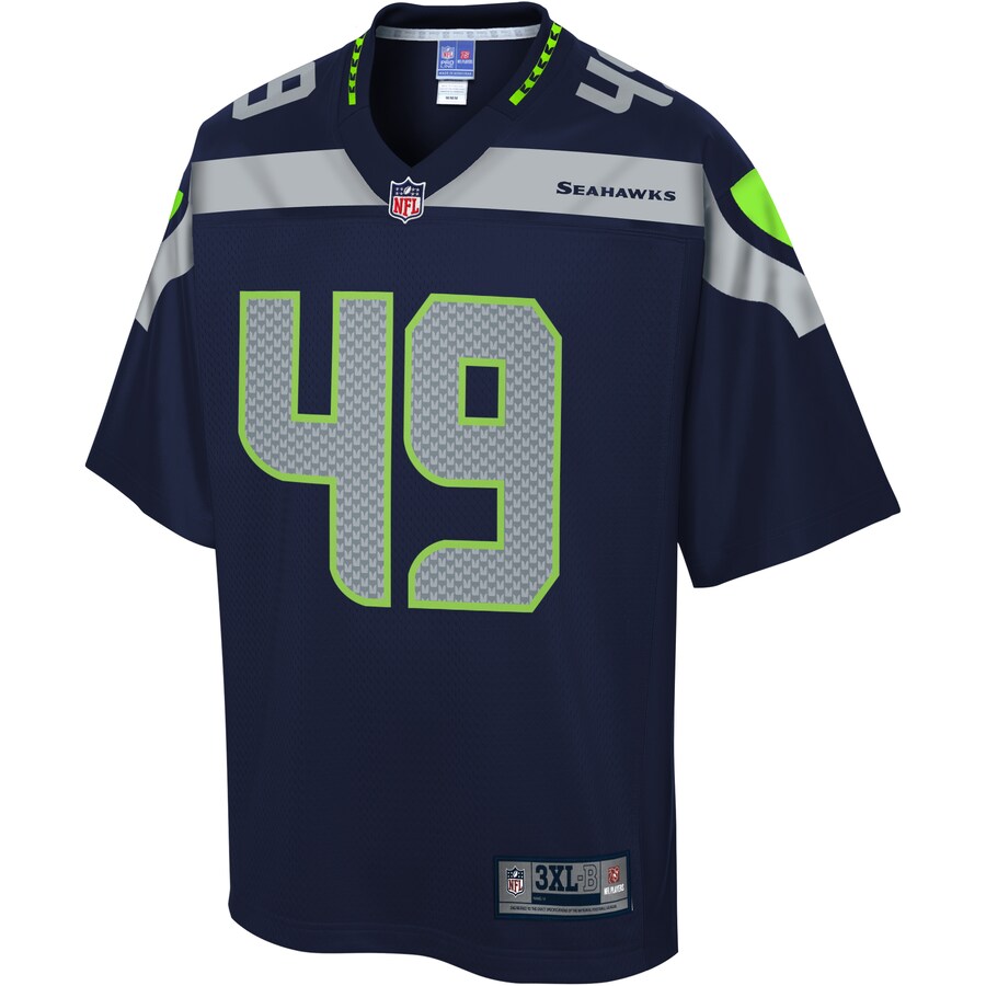 Seattle Seahawks Shaquem Griffin 2061 Pro Line Big & Tall Navy Football Jersey product image