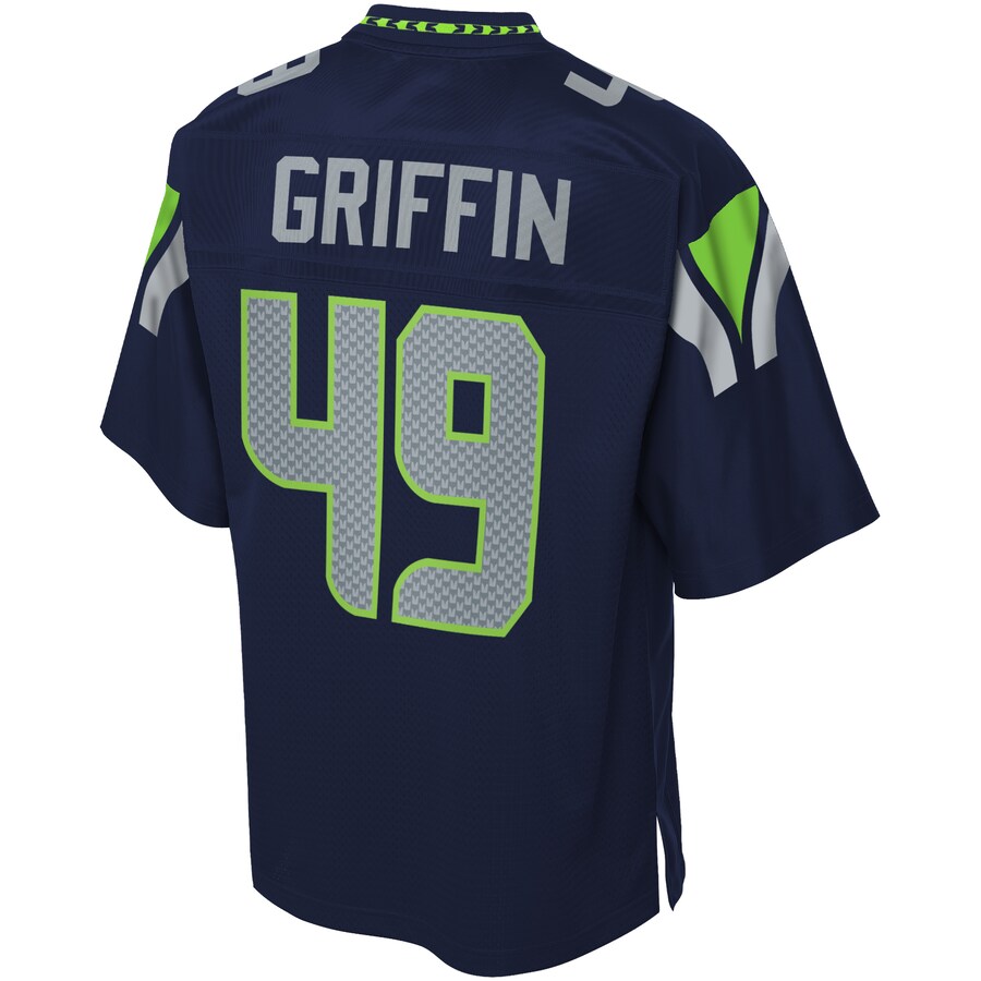 Seattle Seahawks Shaquem Griffin 2061 Pro Line Big & Tall Navy Football Jersey product image