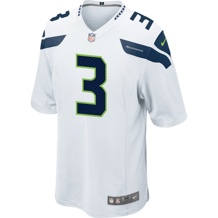Seattle Seahawks Russell Wilson 2001 Game White Football Jersey product image