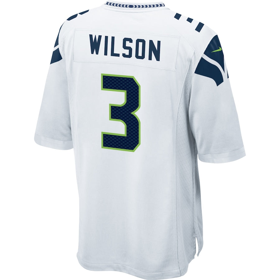 Seattle Seahawks Russell Wilson 2001 Game White Football Jersey product image