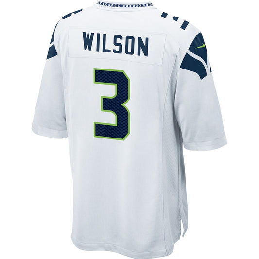 Seattle Seahawks Russell Wilson 2001 Game White Football Jersey product image
