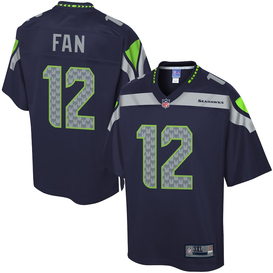 Seattle Seahawks 2015 Pro Line Big & Tall Team Color Football Jersey product image