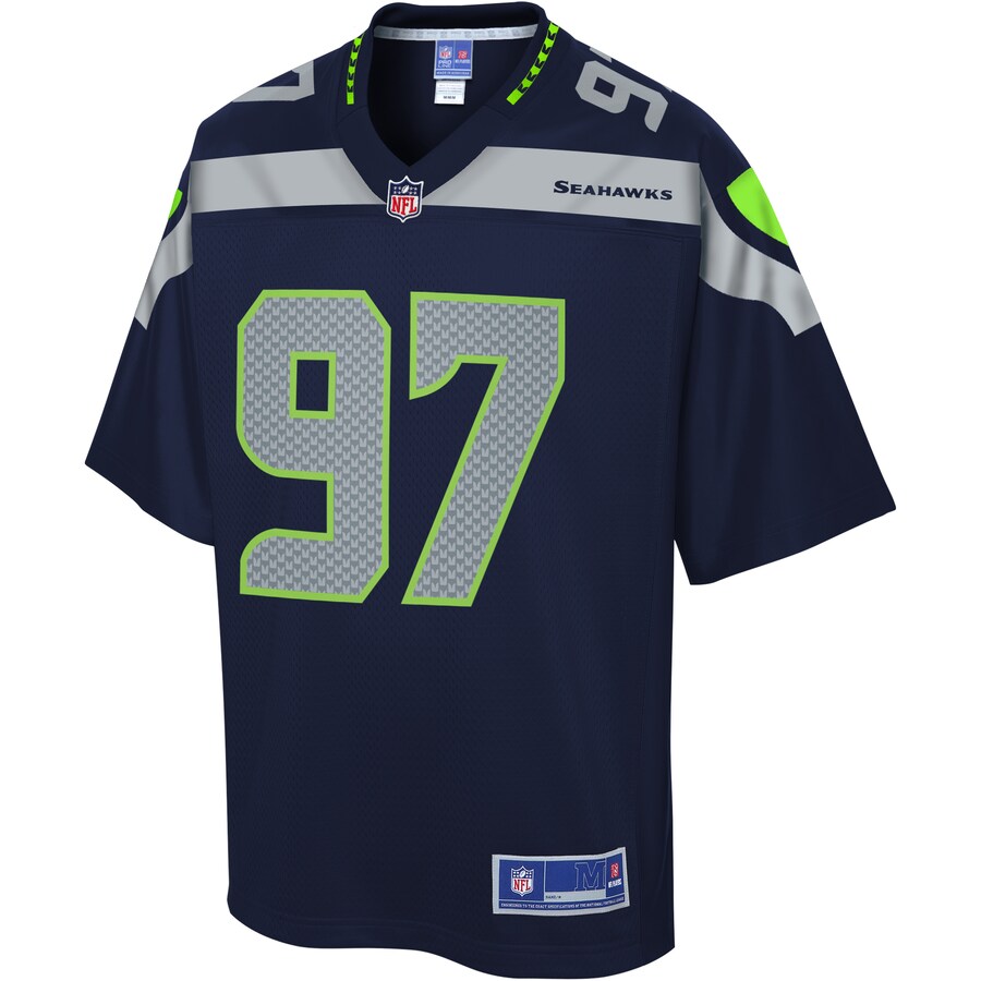 Seattle Seahawks Poona Ford 2078 Pro Line Navy Football Jersey product image