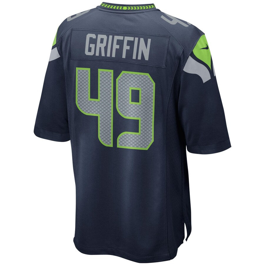 Seattle Seahawks Shaquem Griffin 2062 Game Navy Football Jersey product image
