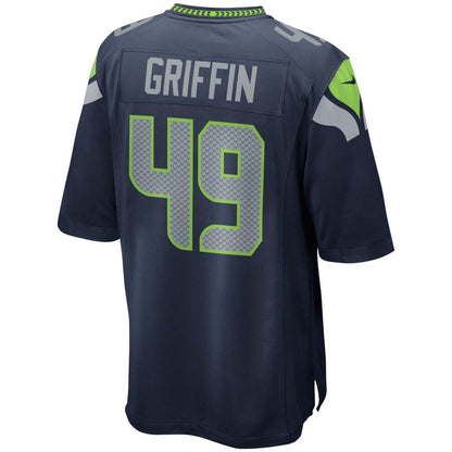 Seattle Seahawks Shaquem Griffin 2062 Game Navy Football Jersey product image