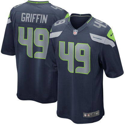 Seattle Seahawks Shaquem Griffin 2062 Game Navy Football Jersey product image