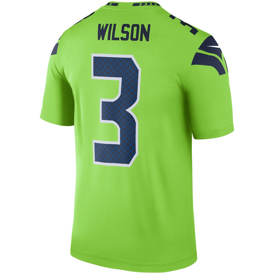Seattle Seahawks Russell Wilson 1993 Green Football Jersey product image