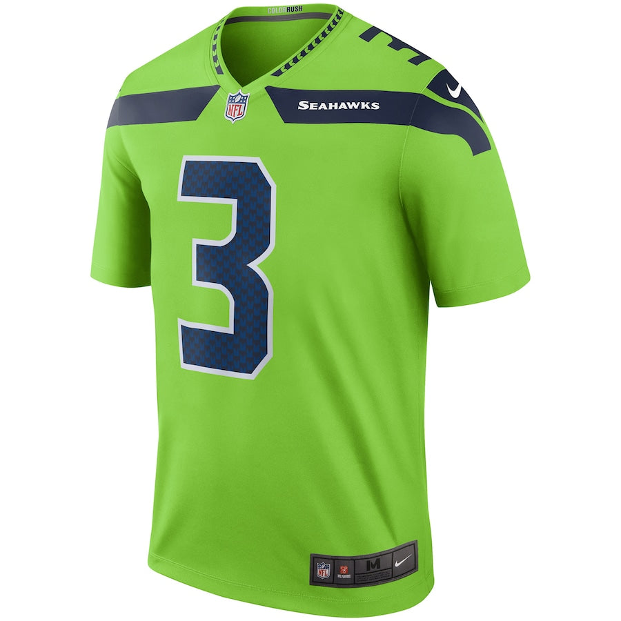 Seattle Seahawks Russell Wilson 1993 Green Football Jersey product image