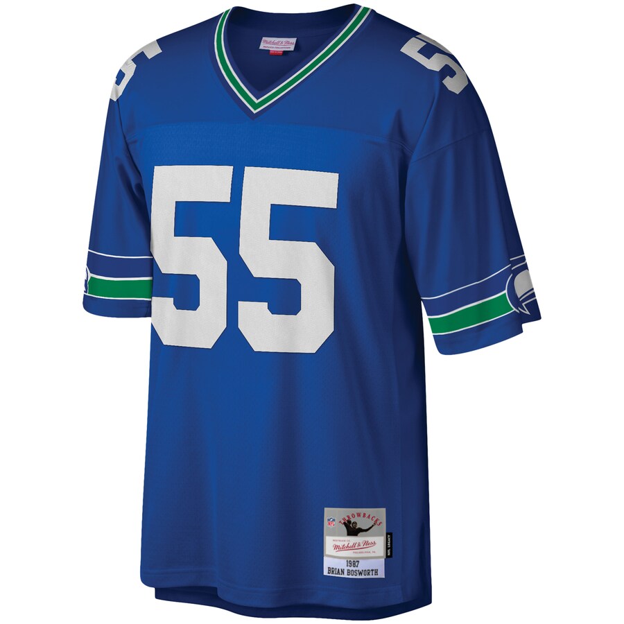Seattle Seahawks Brian Bosworth 2038 Legacy Royal Football Jersey product image