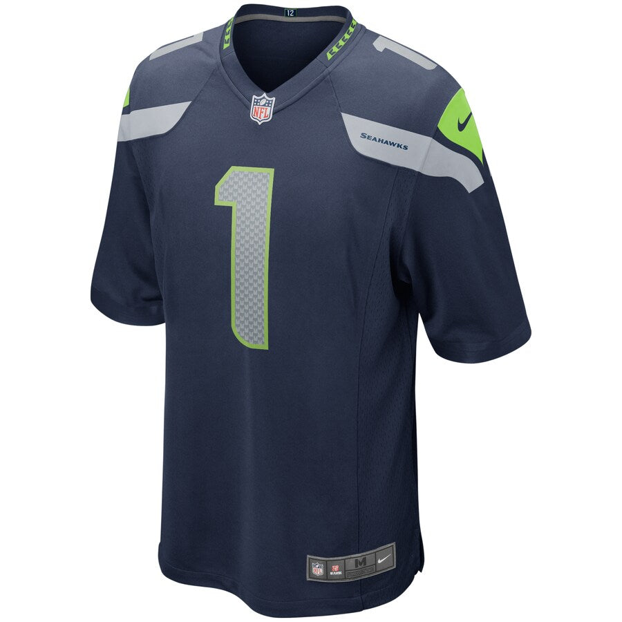Seattle Seahawks Warren Moon 2052 Game Navy Football Jersey product image