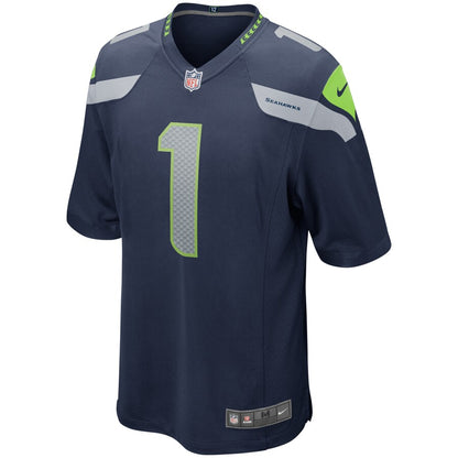 Seattle Seahawks Warren Moon 2052 Game Navy Football Jersey product image