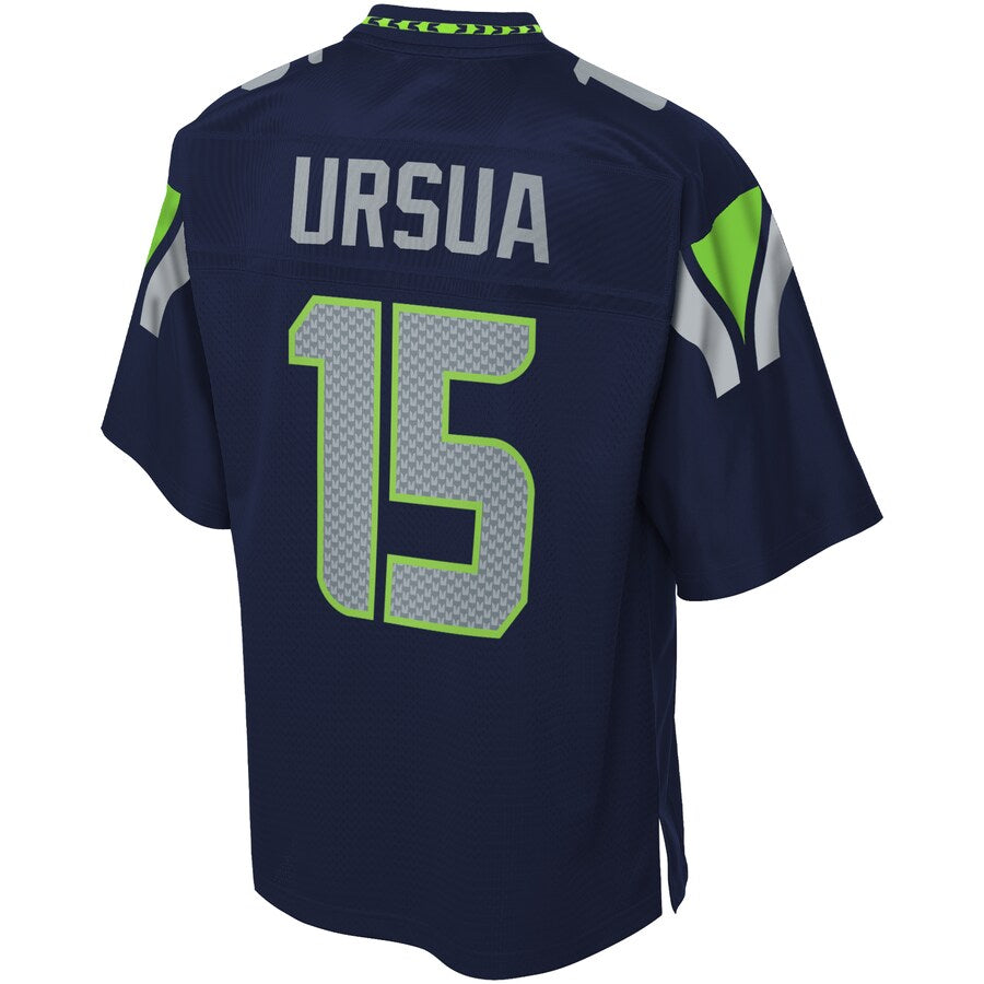 Seattle Seahawks John Ursua 2086 Pro Line Big & Tall Navy Football Jersey product image