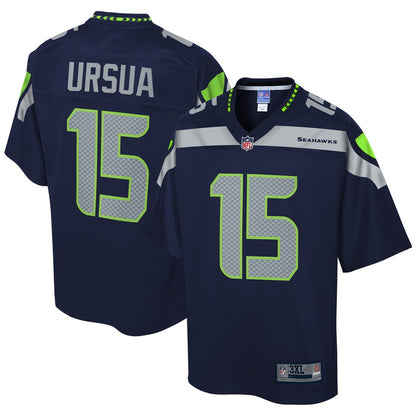 Seattle Seahawks John Ursua 2086 Pro Line Big & Tall Navy Football Jersey product image