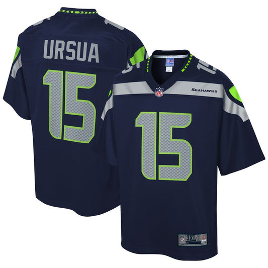 Seattle Seahawks John Ursua 2086 Pro Line Big & Tall Navy Football Jersey product image