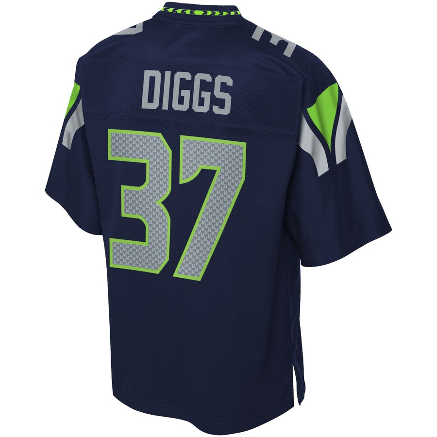 Seattle Seahawks Quandre Diggs 2067 Pro Line Navy Football Jersey product image