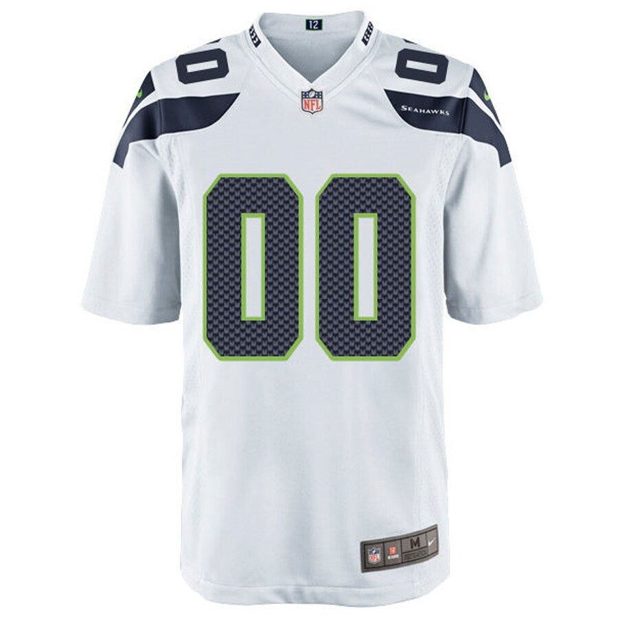 Seattle Seahawks Customized 2017 Game White Football Jersey product image