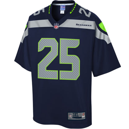 Seattle Seahawks Travis Homer 2077 Pro Line Big & Tall Navy Football Jersey product image