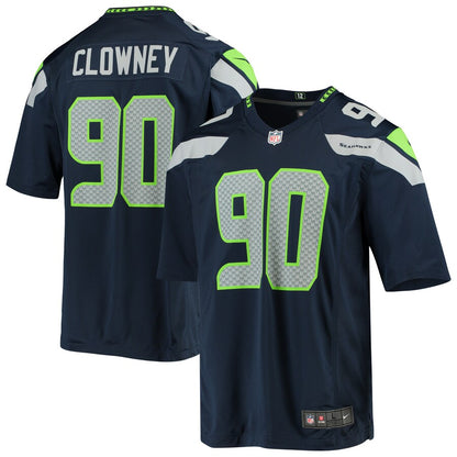 Seattle Seahawks Jadeveon Clowney 2022 Game Navy Football Jersey product image