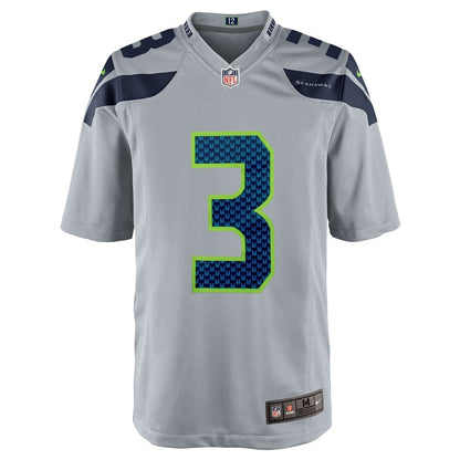 Seattle Seahawks Russell Wilson 2005 Alternate Game Gray Football Jersey product image