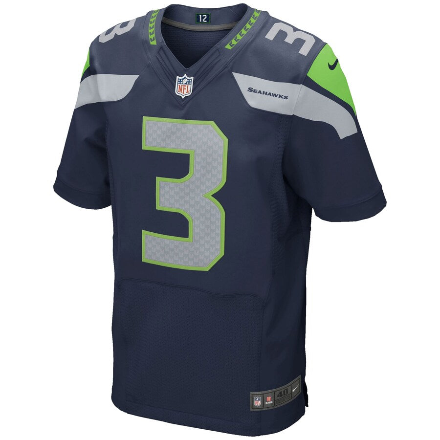 Seattle Seahawks Russell Wilson 2019 Navy Football Jersey product image