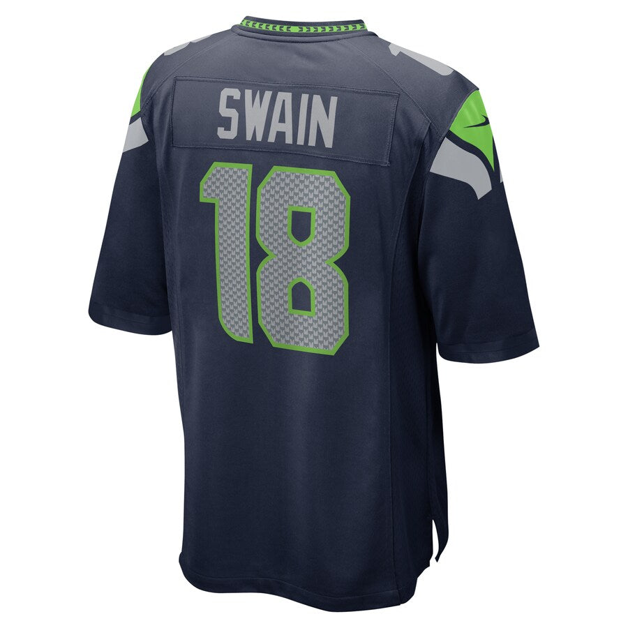 Seattle Seahawks Freddie Swain 2033 Game Navy Football Jersey product image