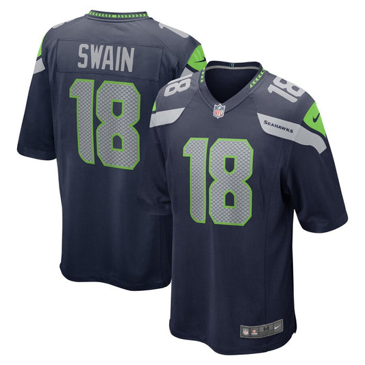Seattle Seahawks Freddie Swain 2033 Game Navy Football Jersey product image