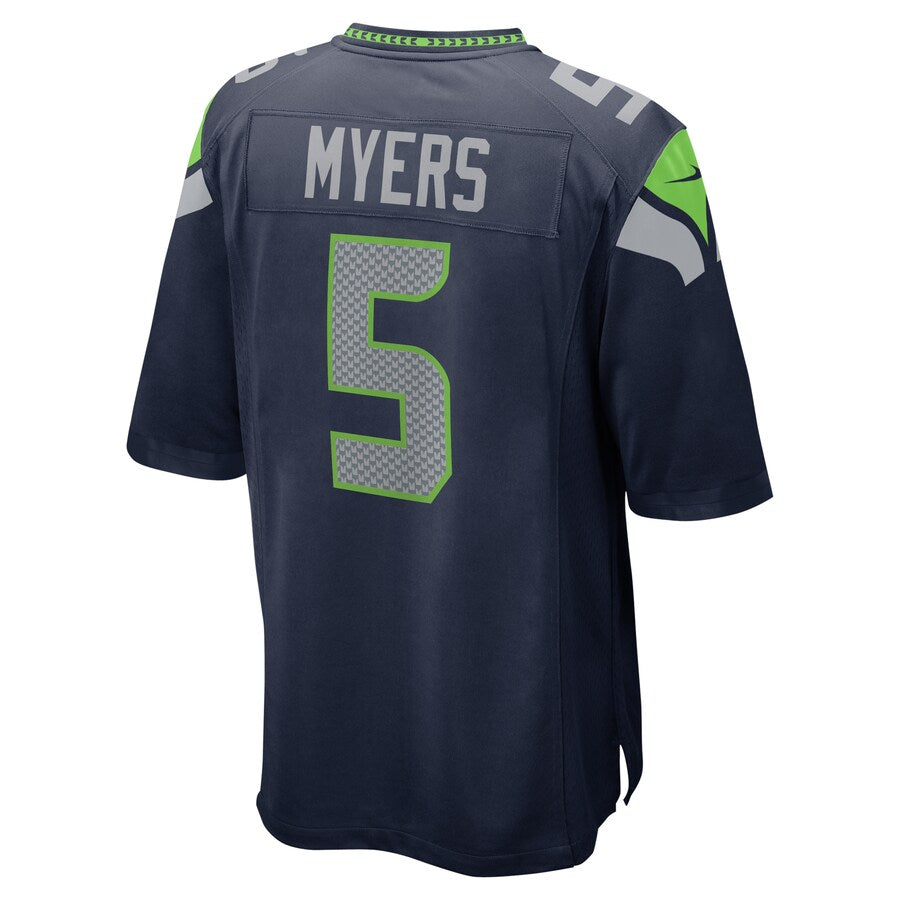 Seattle Seahawks Jason Myers 2035 Game Navy Football Jersey product image