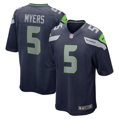 Seattle Seahawks Jason Myers 2035 Game Navy Football Jersey product image